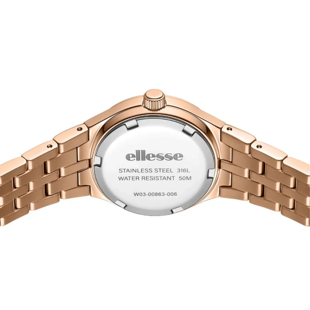 ELLESSE TEMPO W03-00863-006 3 HANDS DATE QUARTZ WOMEN WATCH - Image 3