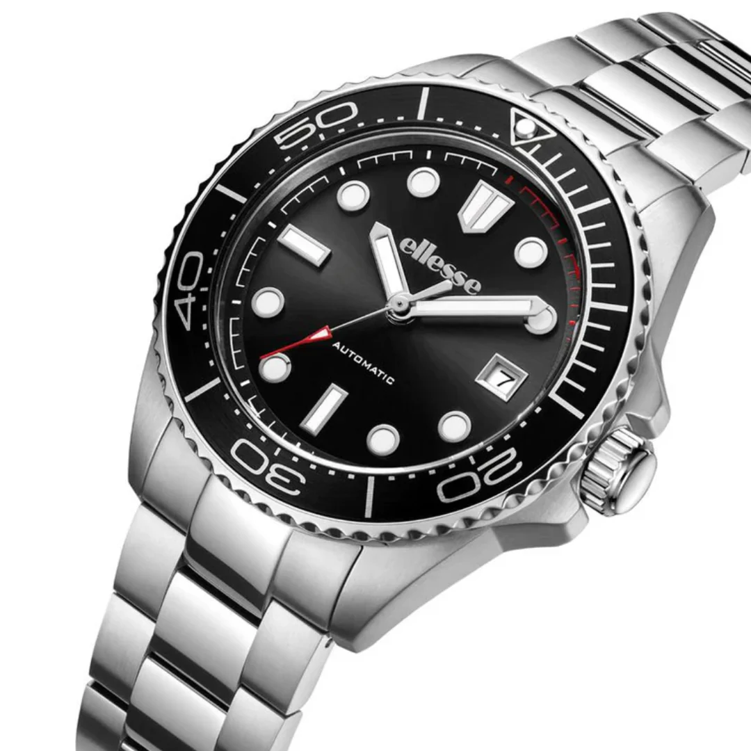 ELLESSE MASSIMO W03-00860-002 3 HANDS DATE AUTOMATIC MEN WATCH - Image 2