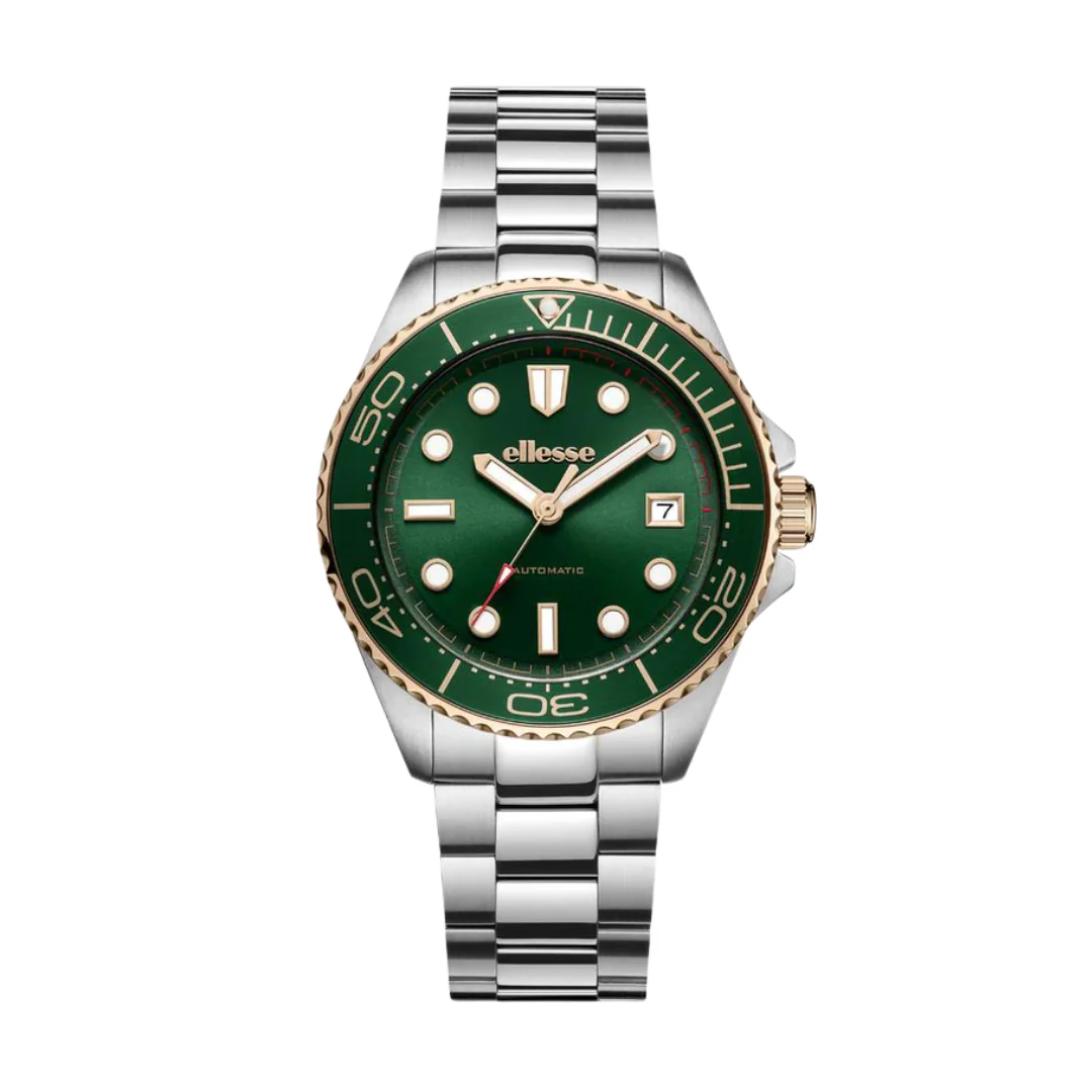 ELLESSE MASSIMO W03-00860-004 3 HANDS DATE AUTOMATIC MEN WATCH