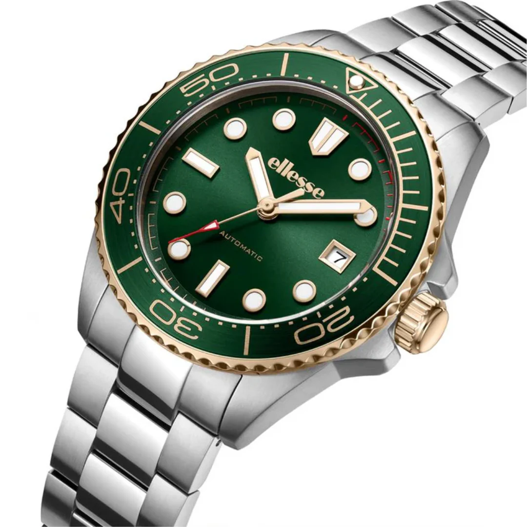ELLESSE MASSIMO W03-00860-004 3 HANDS DATE AUTOMATIC MEN WATCH - Image 2