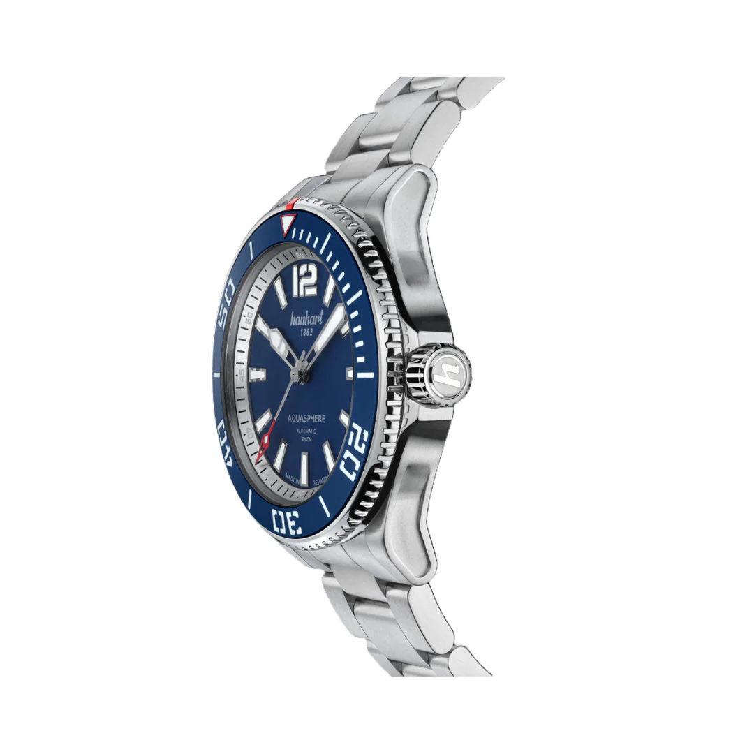 HANHART AQUASPHERE 772.270-6428 FREEFALL BLUE MEN WATCH - Image 3