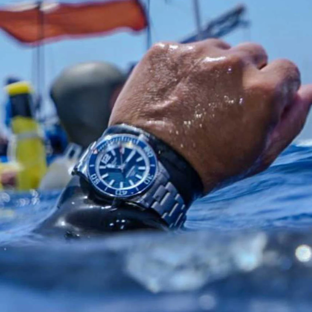 HANHART AQUASPHERE 772.270-6428 FREEFALL BLUE MEN WATCH - Image 8