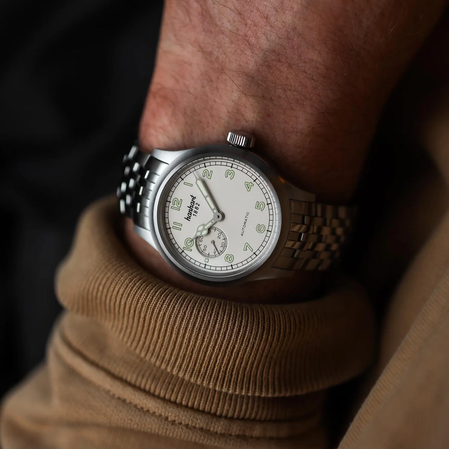 HANHART PIONEER PREVENTOR9 752.200-6428 STAINLESS STEEL MEN WATCH - Image 3