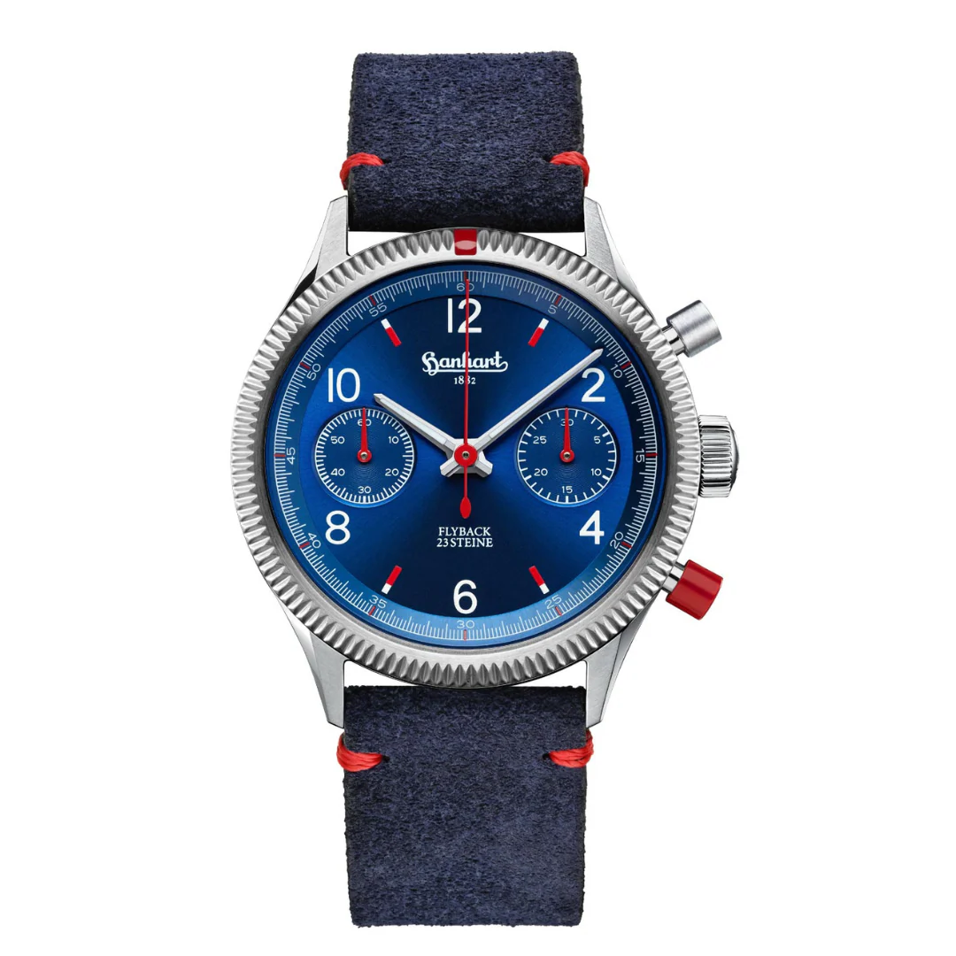 HANHART RED X BLUE TWIN SET LIMITED EDITION H702L.270-0310 MEN WATCH - Image 2