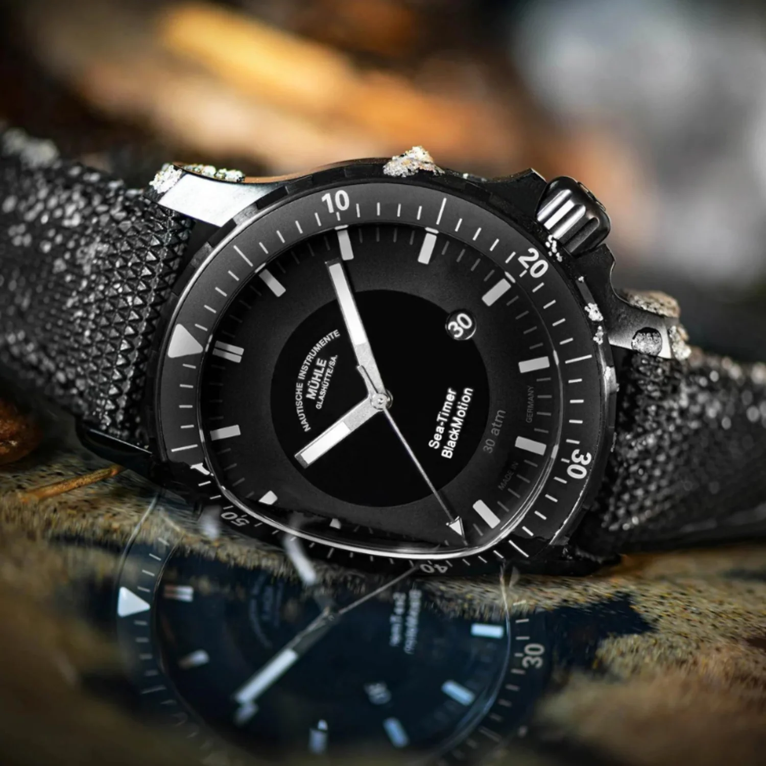 Mühle-Glashütte Sea-Timer BlackMotion M1-41-83-CB - Image 7