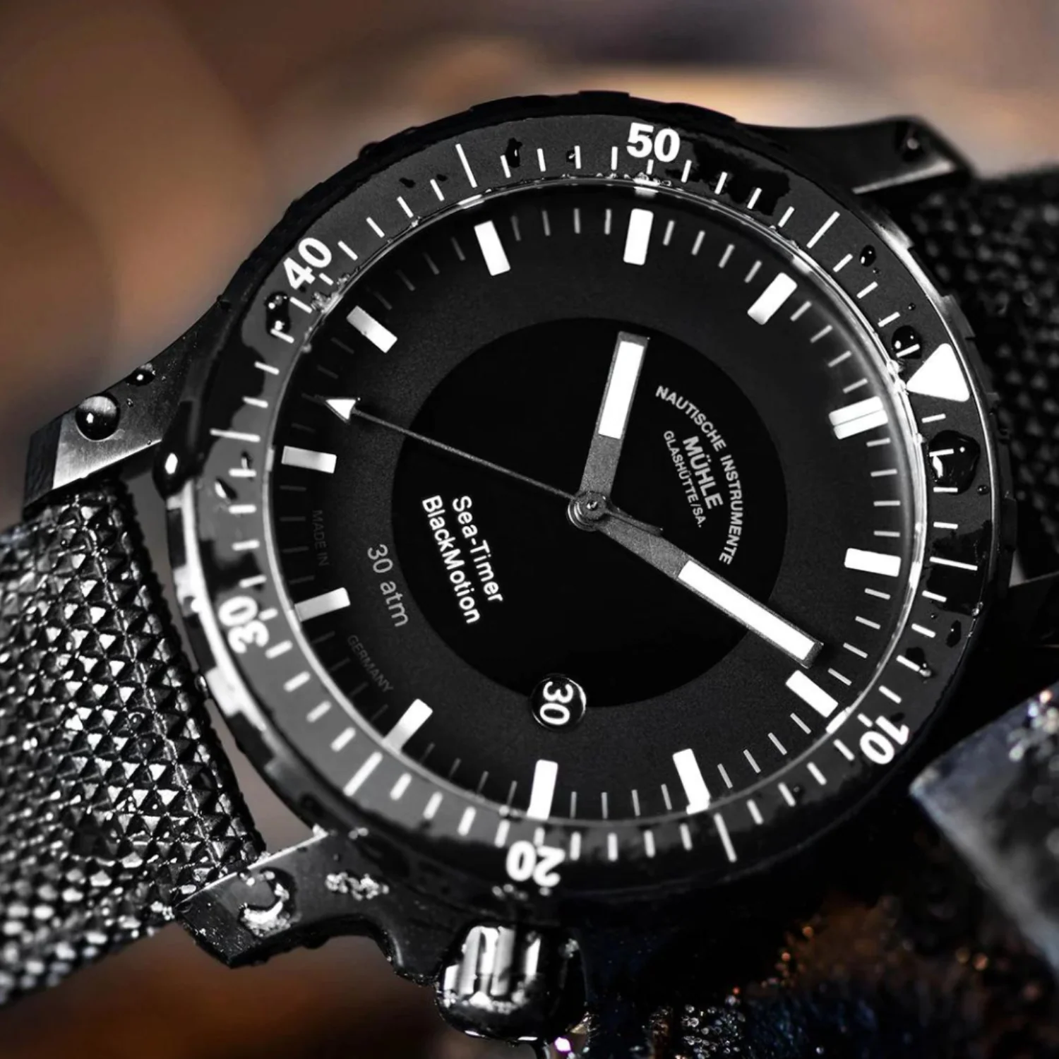 Mühle-Glashütte Sea-Timer BlackMotion M1-41-83-CB - Image 8