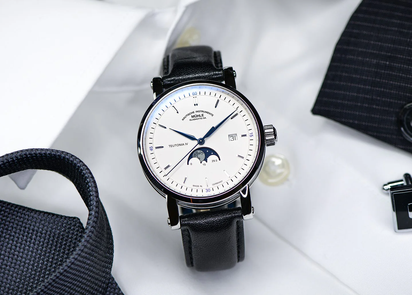 Mühle-Glashütte Teutonia IV Moonphase M1-44-05-LB - Image 4