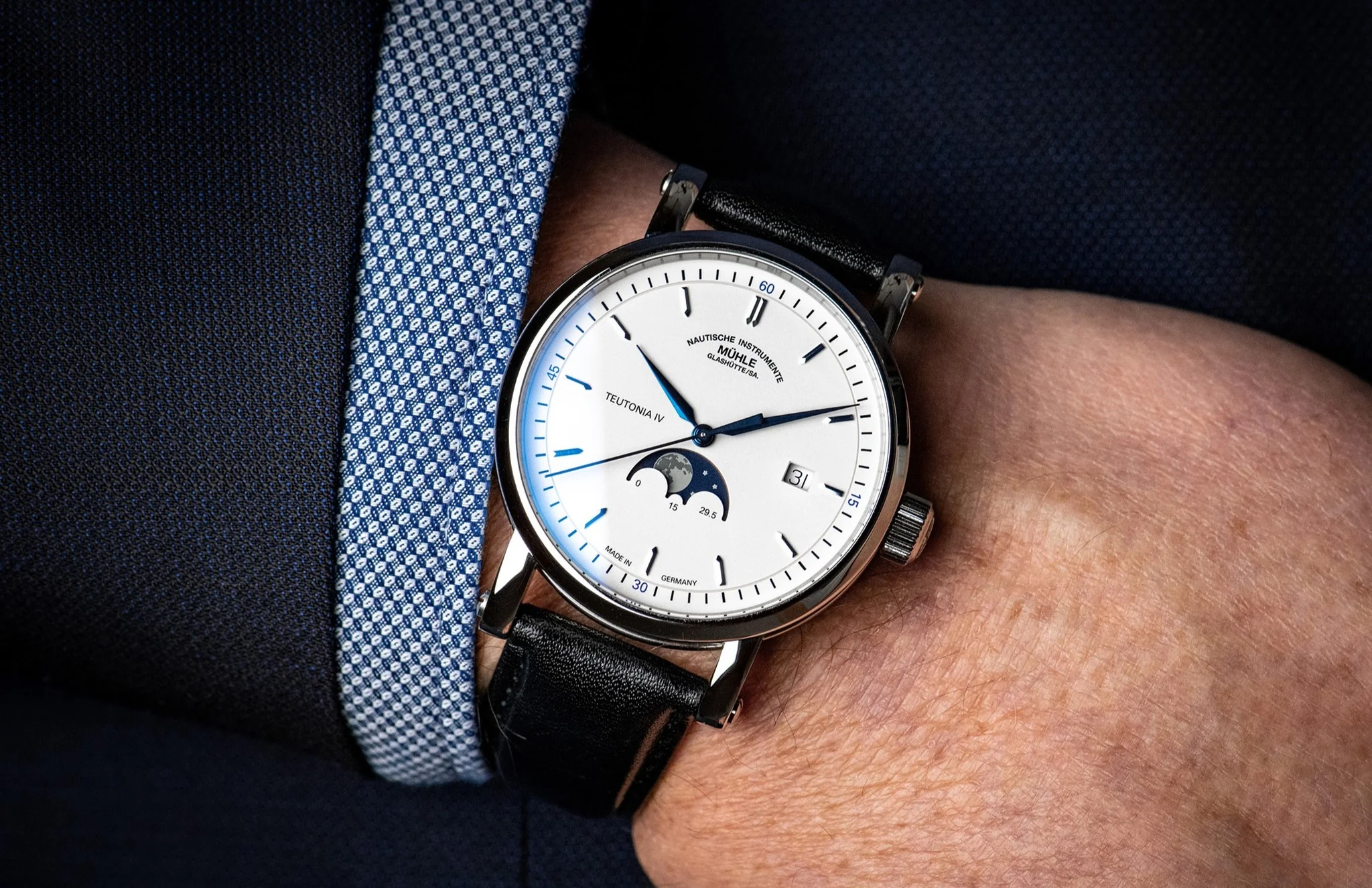 Mühle-Glashütte Teutonia IV Moonphase M1-44-05-LB - Image 5