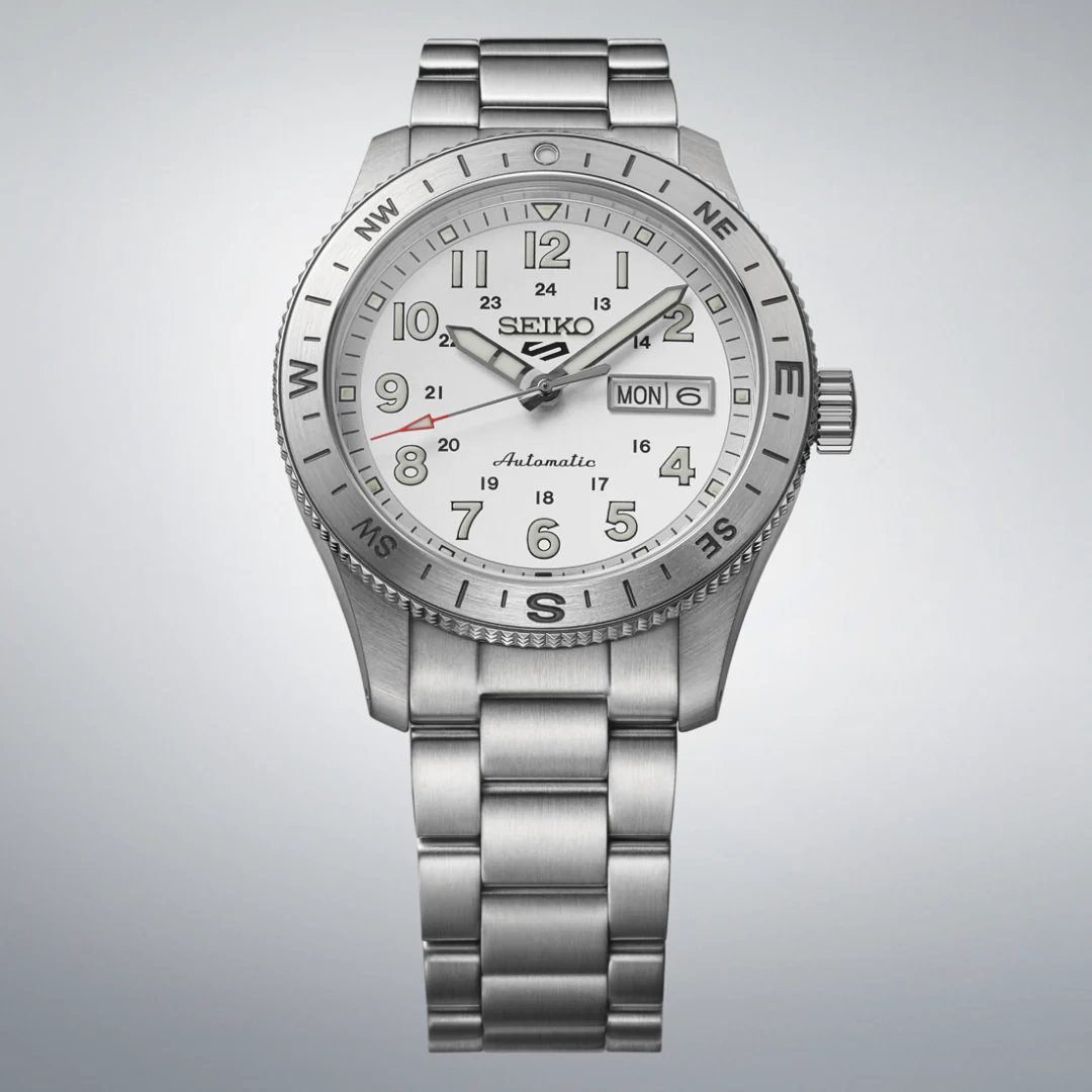 SEIKO 5 SPORTS HDB007K1 FIELD SILVER AUTOMATIC MEN WATCH - Image 7