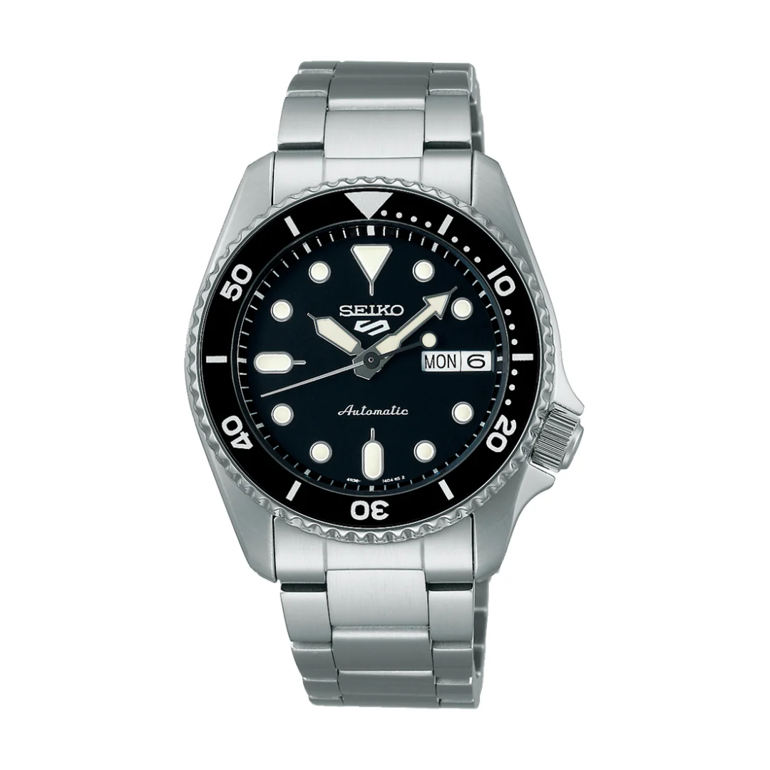 SEIKO 5 SPORTS SRPK29K1 SKX MIDI BLACK MEN WATCH