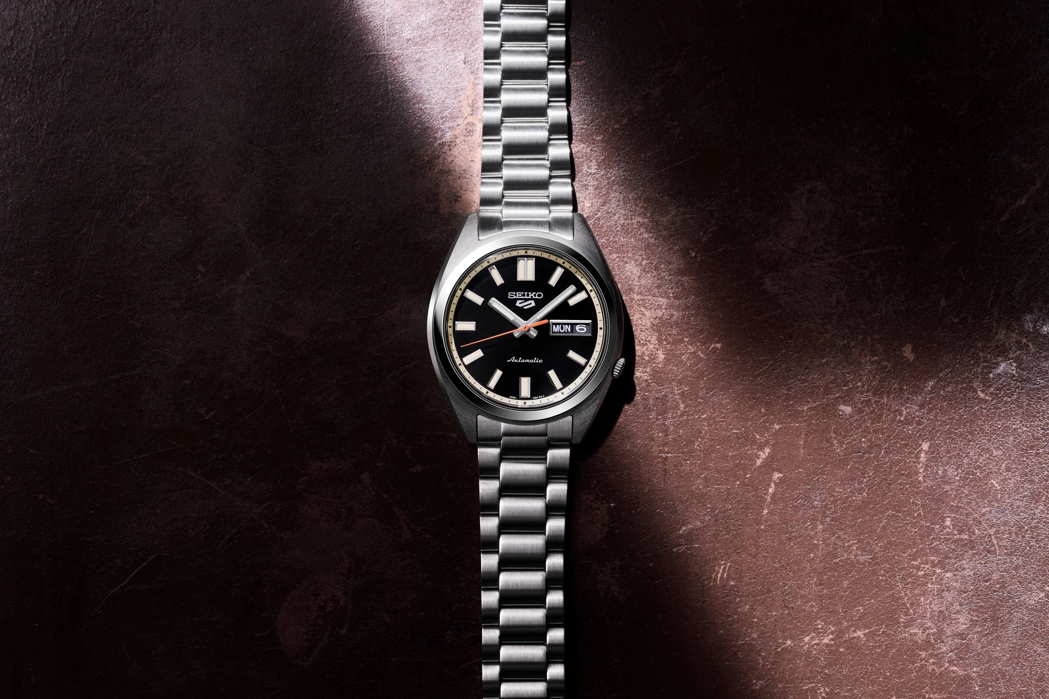 SEIKO 5 SPORTS SRPK89K1 SNXS 'DEEP BLACK WASH' AUTOMATIC MEN WATCH - Image 6