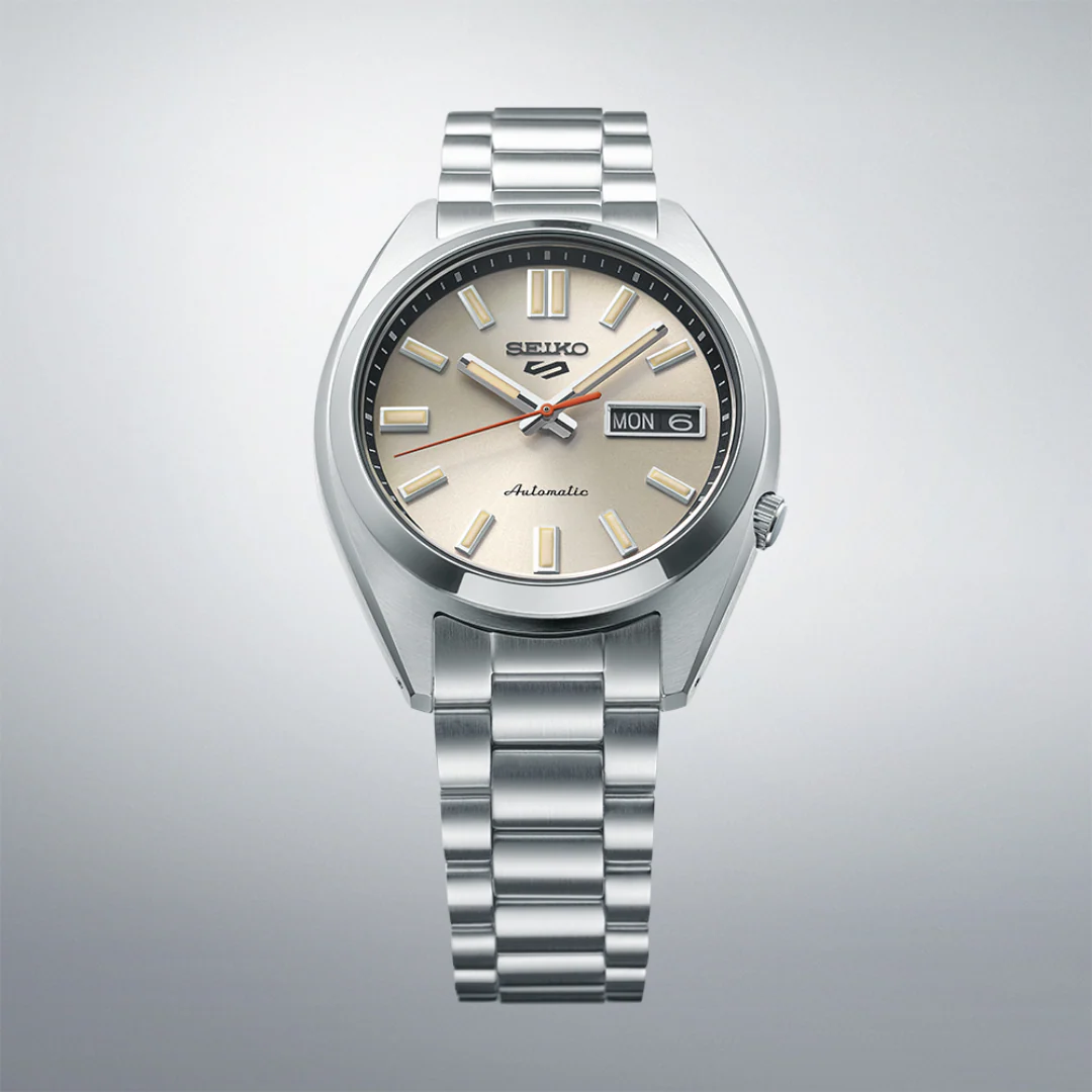 SEIKO 5 SPORTS SRPK91K1 SNXS 'BEIGE CHINOS' AUTOMATIC MEN WATCH - Image 2