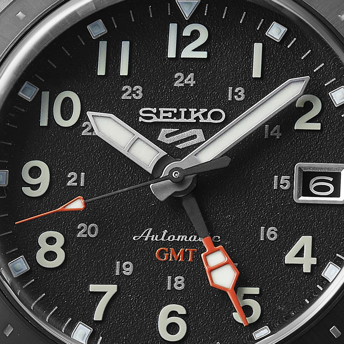 SEIKO 5 SPORTS SSK025K1 FIELD DECEPTION MECHANICAL GMT MEN WATCH - Image 2