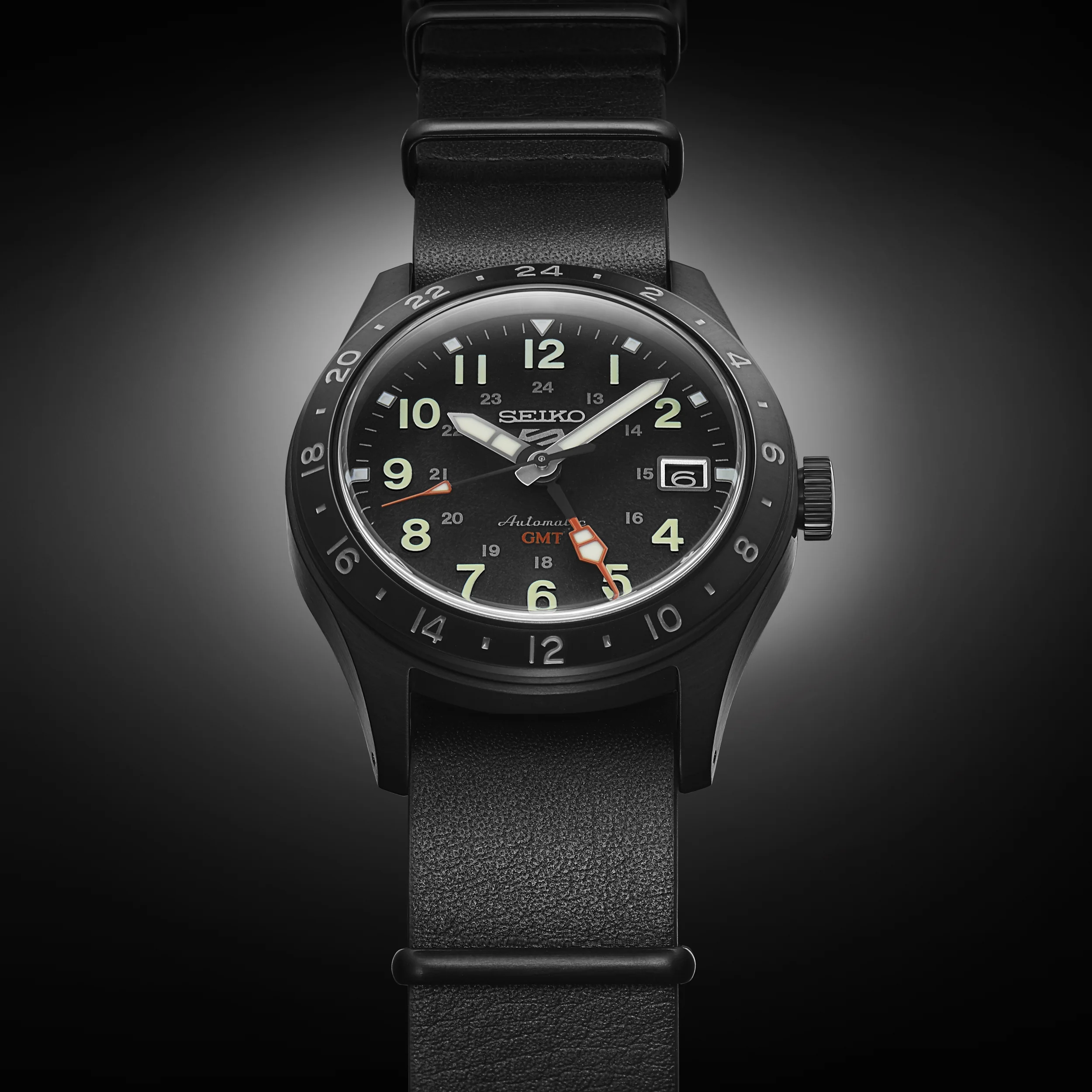 SEIKO 5 SPORTS SSK025K1 FIELD DECEPTION MECHANICAL GMT MEN WATCH - Image 5