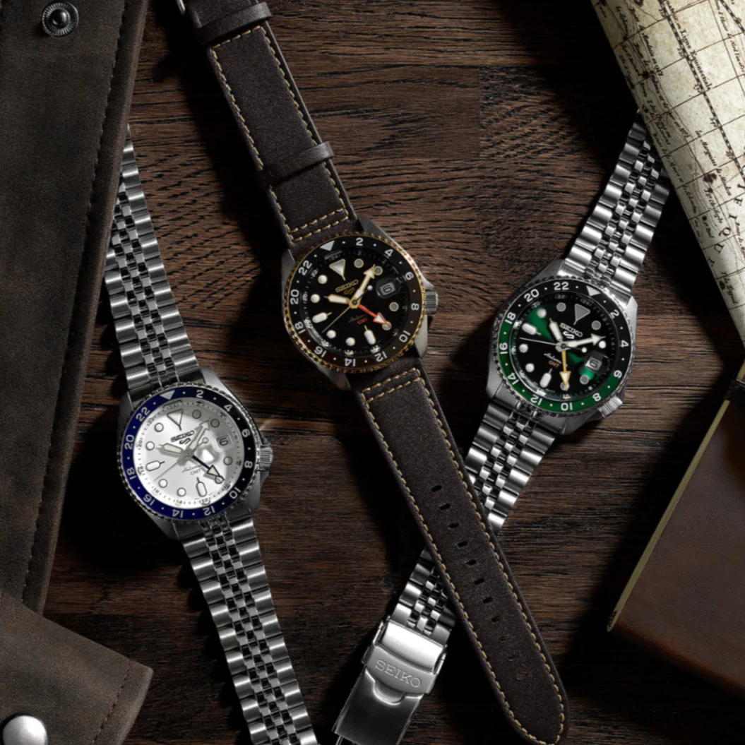 SEIKO 5 SPORTS SSK033K1 AUTOMATIC G.M.T. MEN WATCH - Image 3