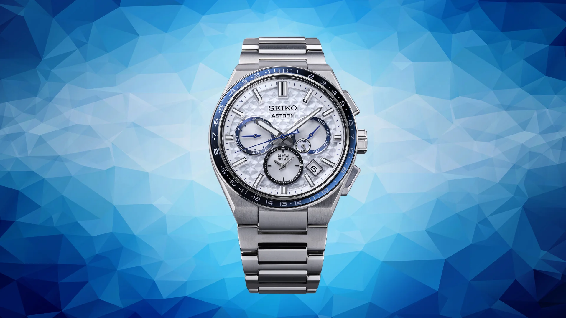 SEIKO ASTRON SSH135J1 GALACTIC BLUE GPS SOLAR 5X DUAL TIME LIMITED EDITION MEN WATCH - Image 8