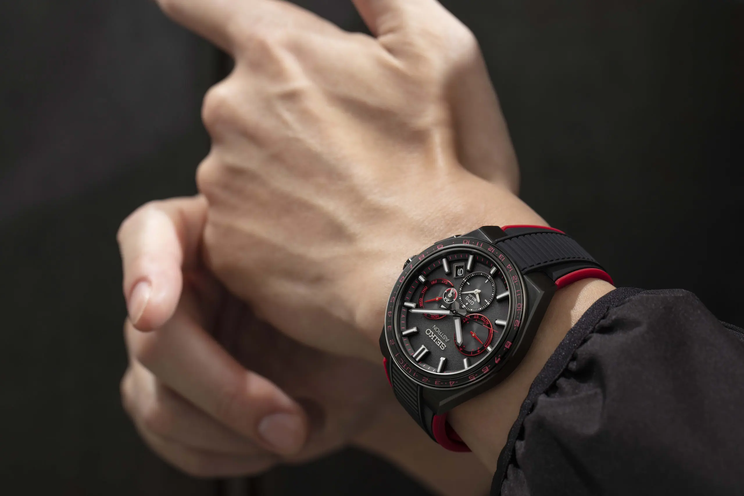 SEIKO ASTRON SSH137J1 REDSHIFT GPS SOLAR 5X DUAL TIME LIMITED EDITION MEN WATCH - Image 8
