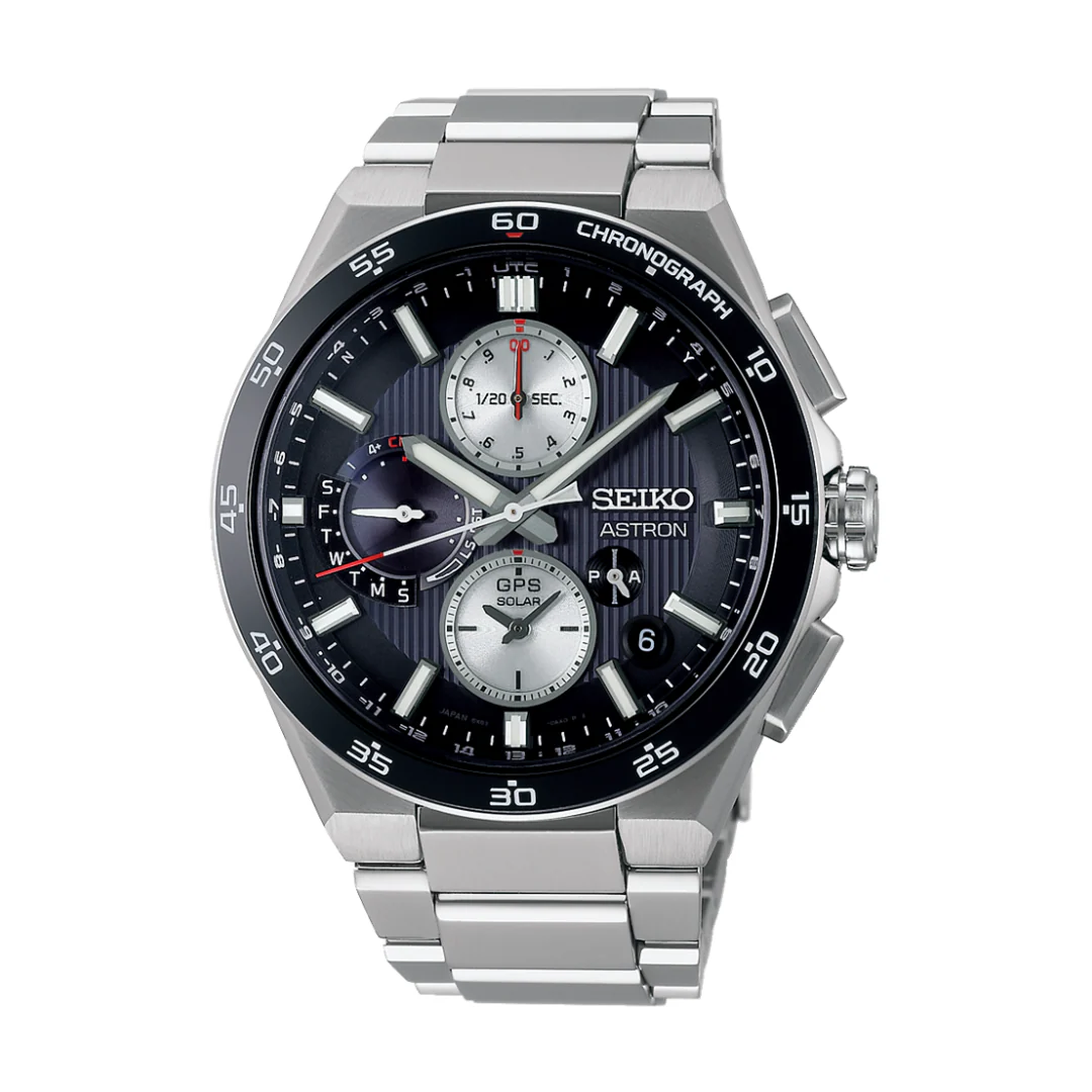 SEIKO ASTRON SSH151J1 5X GPS SOLAR CHRONOGRAPH MEN WATCH