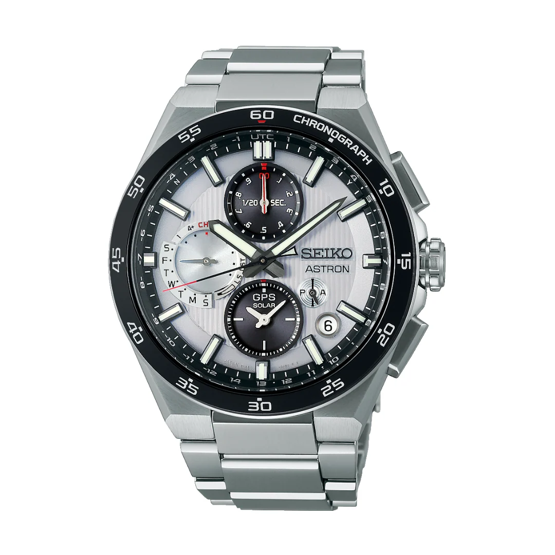 SEIKO ASTRON SSH153J1 5X GPS SOLAR CHRONOGRAPH MEN WATCH