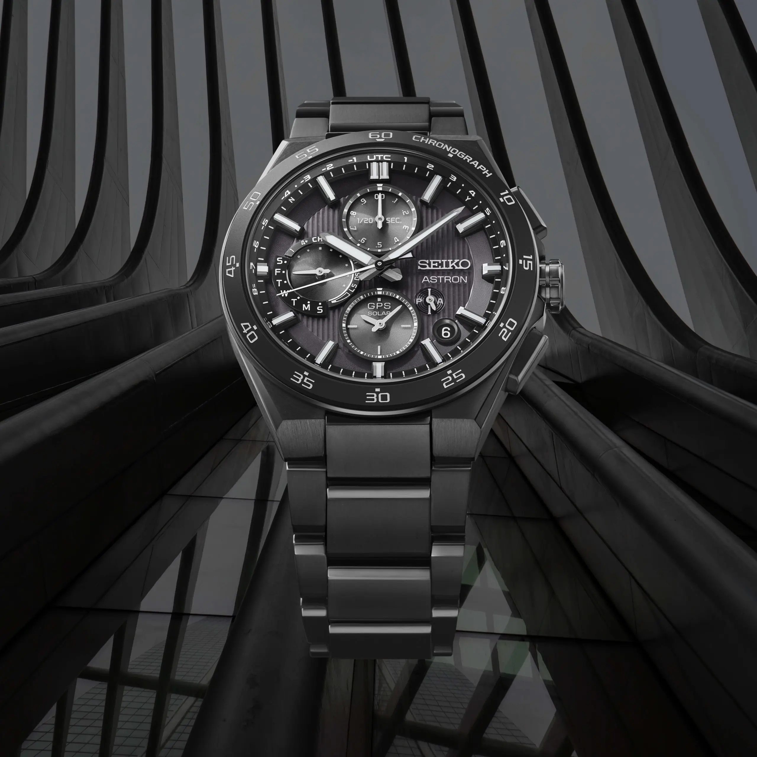SEIKO ASTRON SSH155J1 5X GPS SOLAR CHRONOGRAPH MEN WATCH - Image 4