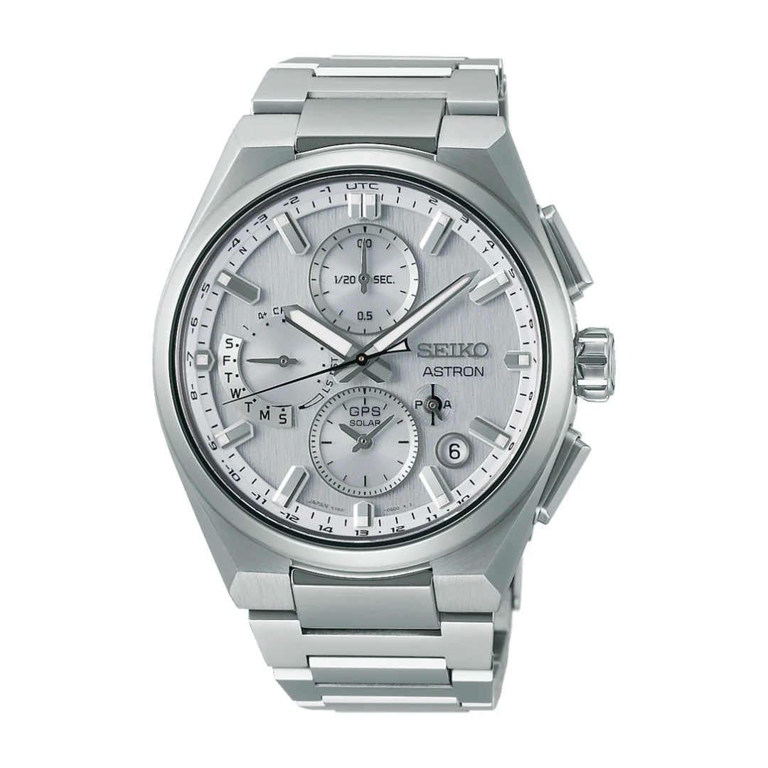 SEIKO ASTRON SSH159J1 5X83 DUAL-TIME GPS SOLAR CHRONOGRAPH MEN WATCH