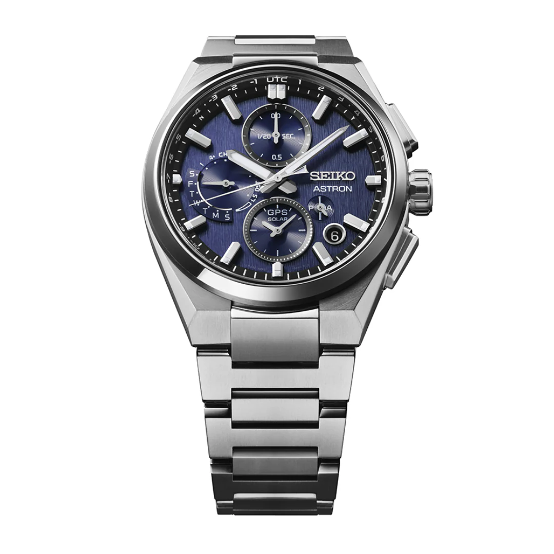 SEIKO ASTRON SSH161J1 5X83 DUAL-TIME GPS SOLAR CHRONOGRAPH MEN WATCH - Image 2