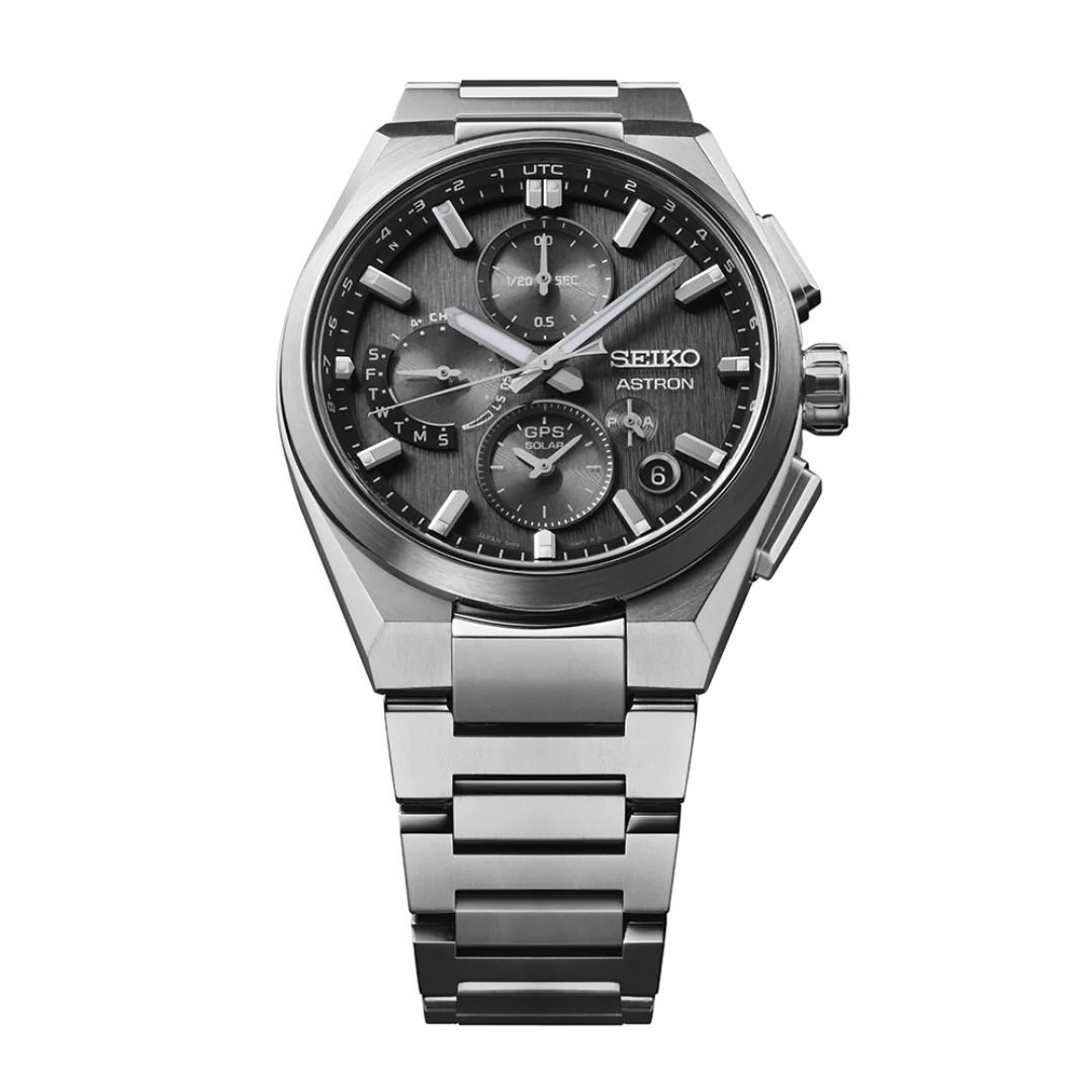 SEIKO ASTRON SSH163J1 5X83 DUAL-TIME GPS SOLAR CHRONOGRAPH MEN WATCH - Image 2