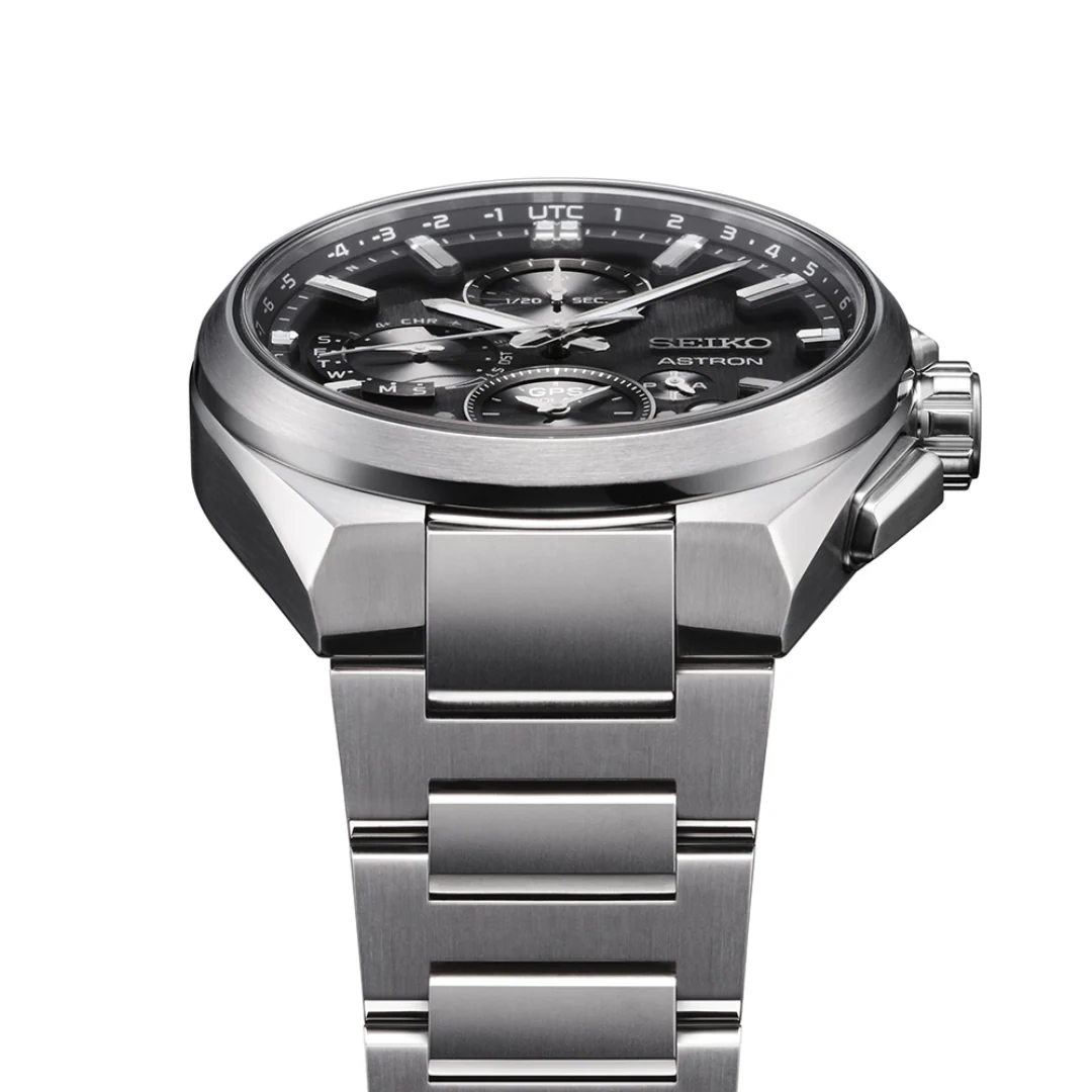 SEIKO ASTRON SSH163J1 5X83 DUAL-TIME GPS SOLAR CHRONOGRAPH MEN WATCH - Image 3