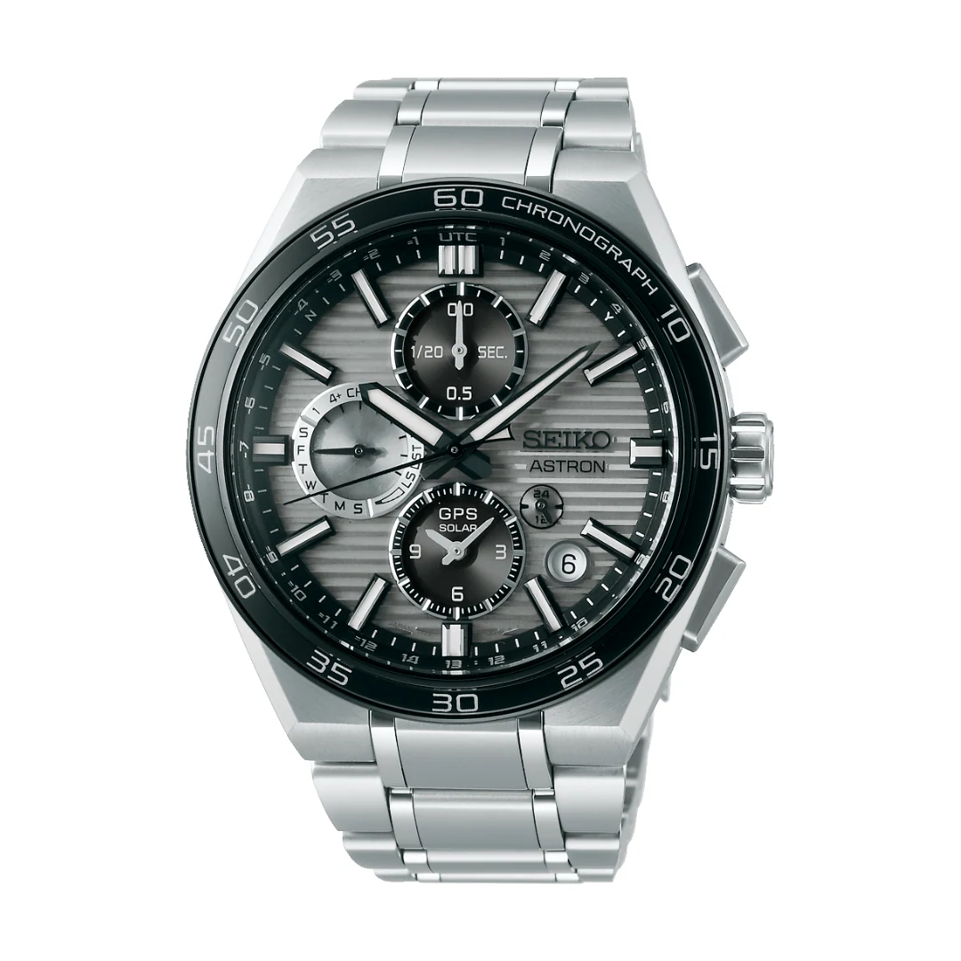 SEIKO ASTRON SSH177J1 DUAL-TIME GPS SOLAR CHRONOGRAPH MEN WATCH