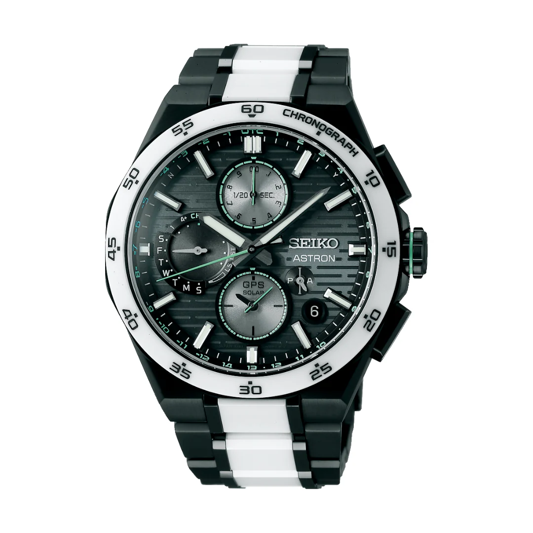 SEIKO ASTRON SSH185J1 DUAL-TIME 2025 LIMITED EDITION GPS SOLAR CHRONOGRAPH MEN WATCH