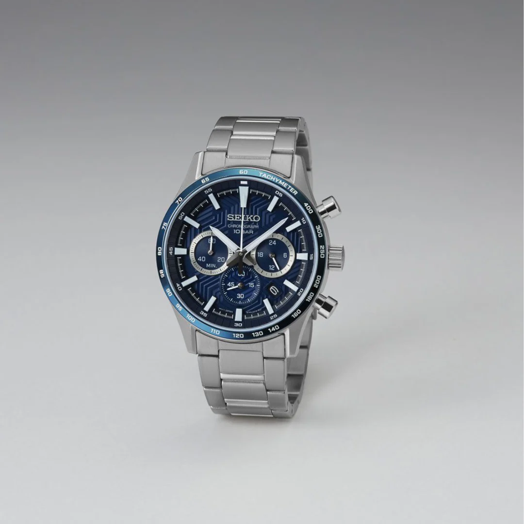 SEIKO CHRONOGRAPH SSB445P1 QUARTZ MEN WATCH - Image 2