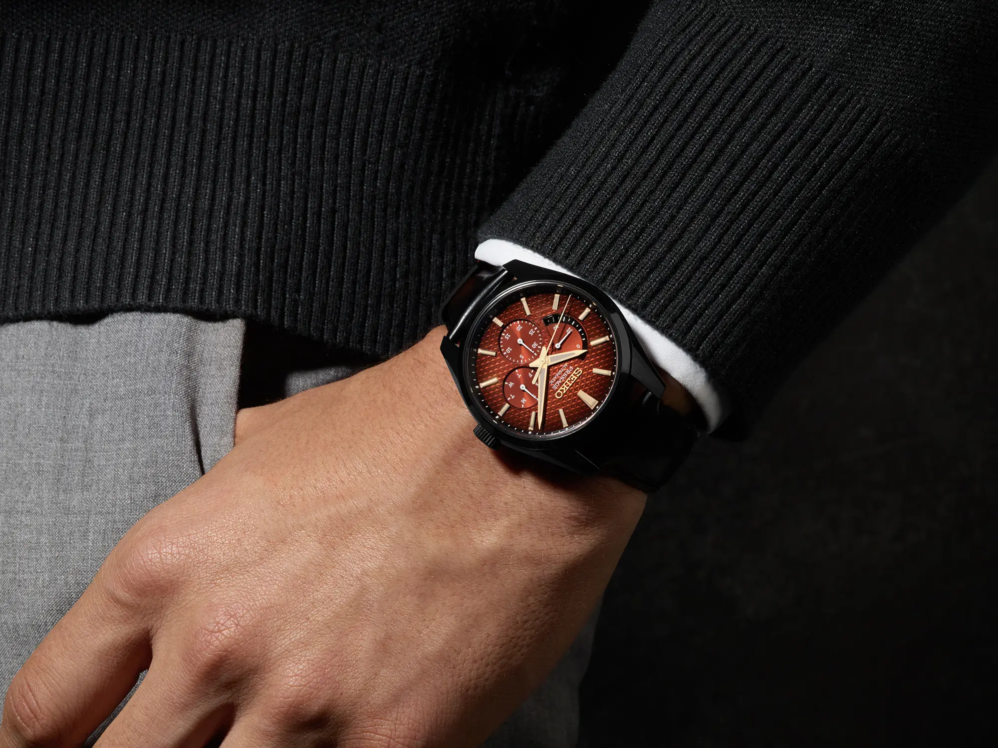 SEIKO PRESAGE SPB329J1 SHARP EDGED KABUKI-INSPIRED LIMITED EDITION AUTOMATIC MEN WATCH - Image 6