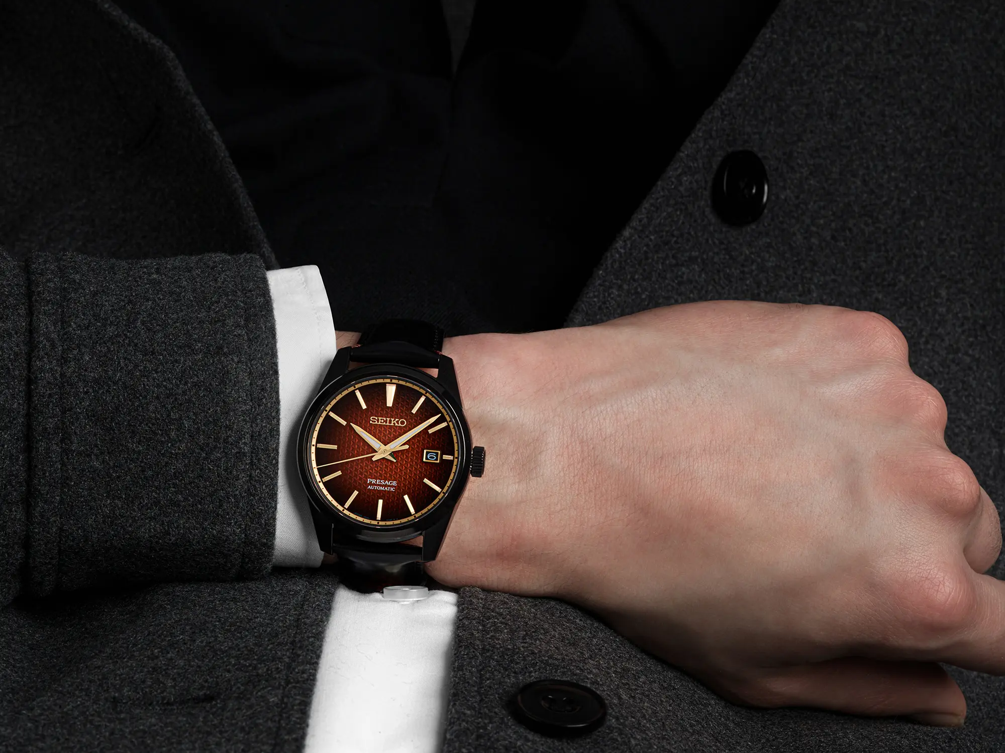 SEIKO PRESAGE SPB331J1 SHARP EDGED KABUKI-INSPIRED LIMITED EDITION AUTOMATIC MEN WATCH - Image 5