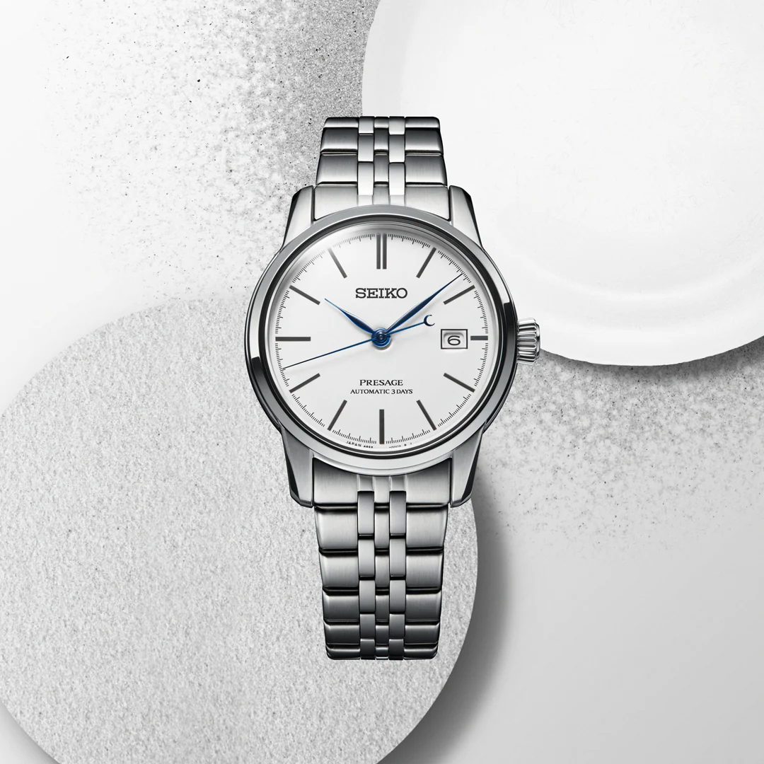 SEIKO PRESAGE SPB403J1 PURE WHITE ENAMEL CRAFTSMANSHIP SERIES MEN WATCH - Image 5