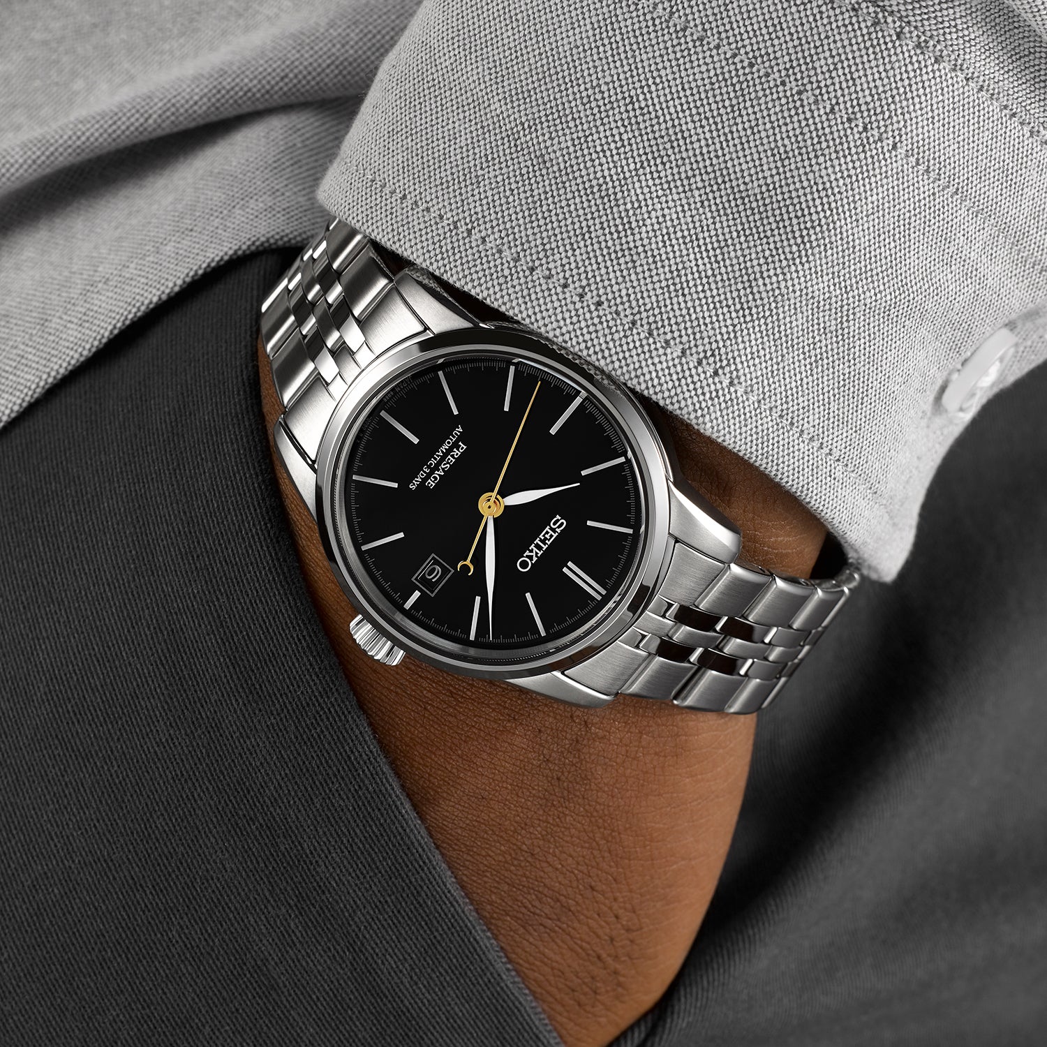SEIKO PRESAGE SPB405J1 DEEP BLACK URUSHI LACQUER CRAFTSMANSHIP SERIES MEN WATCH - Image 4