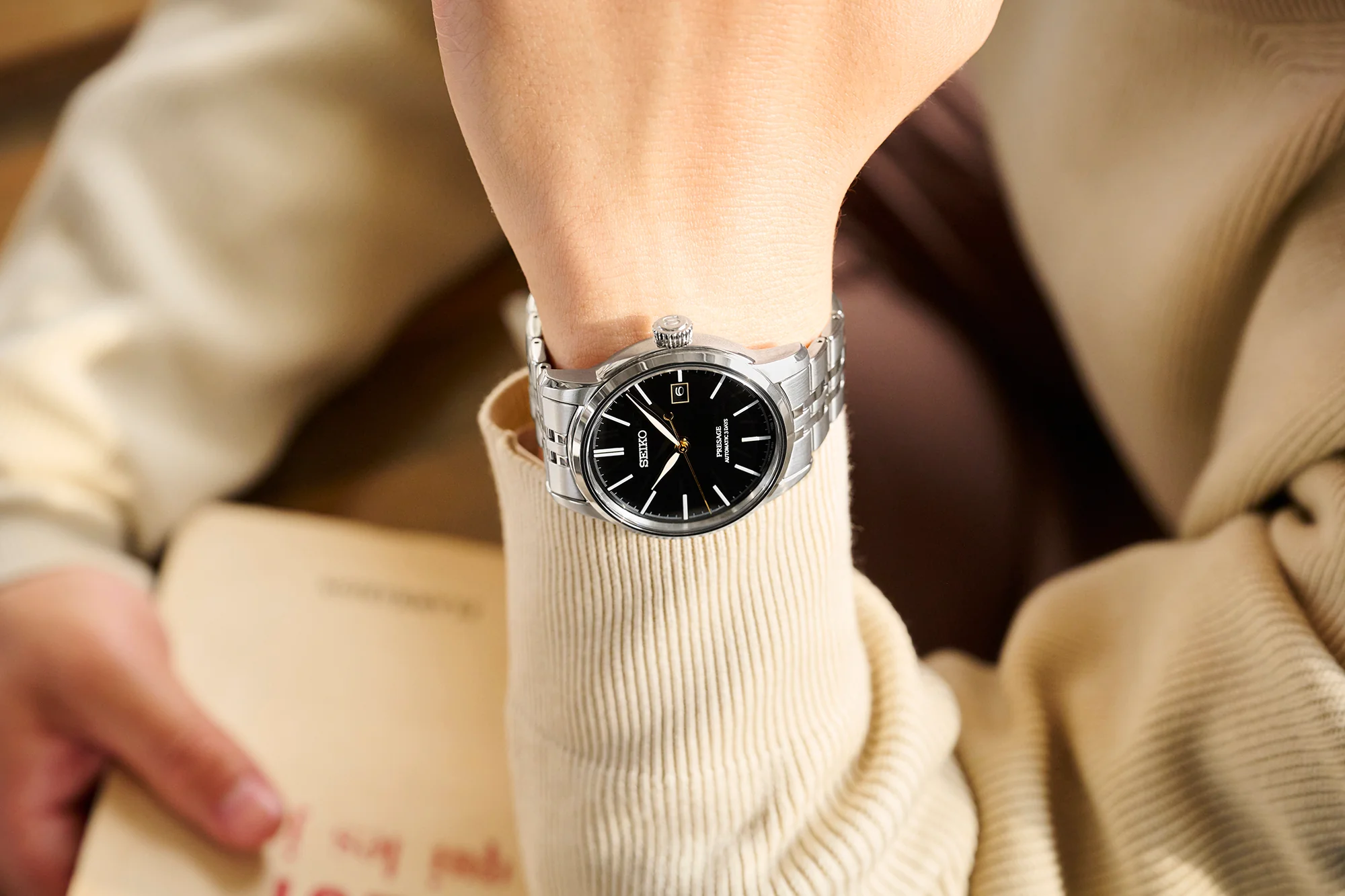 SEIKO PRESAGE SPB405J1 DEEP BLACK URUSHI LACQUER CRAFTSMANSHIP SERIES MEN WATCH - Image 8