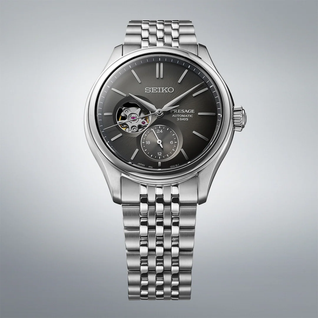 SEIKO PRESAGE SPB471J1 CLASSIC AUTOMATIC OPEN HEART MEN WATCH - Image 2