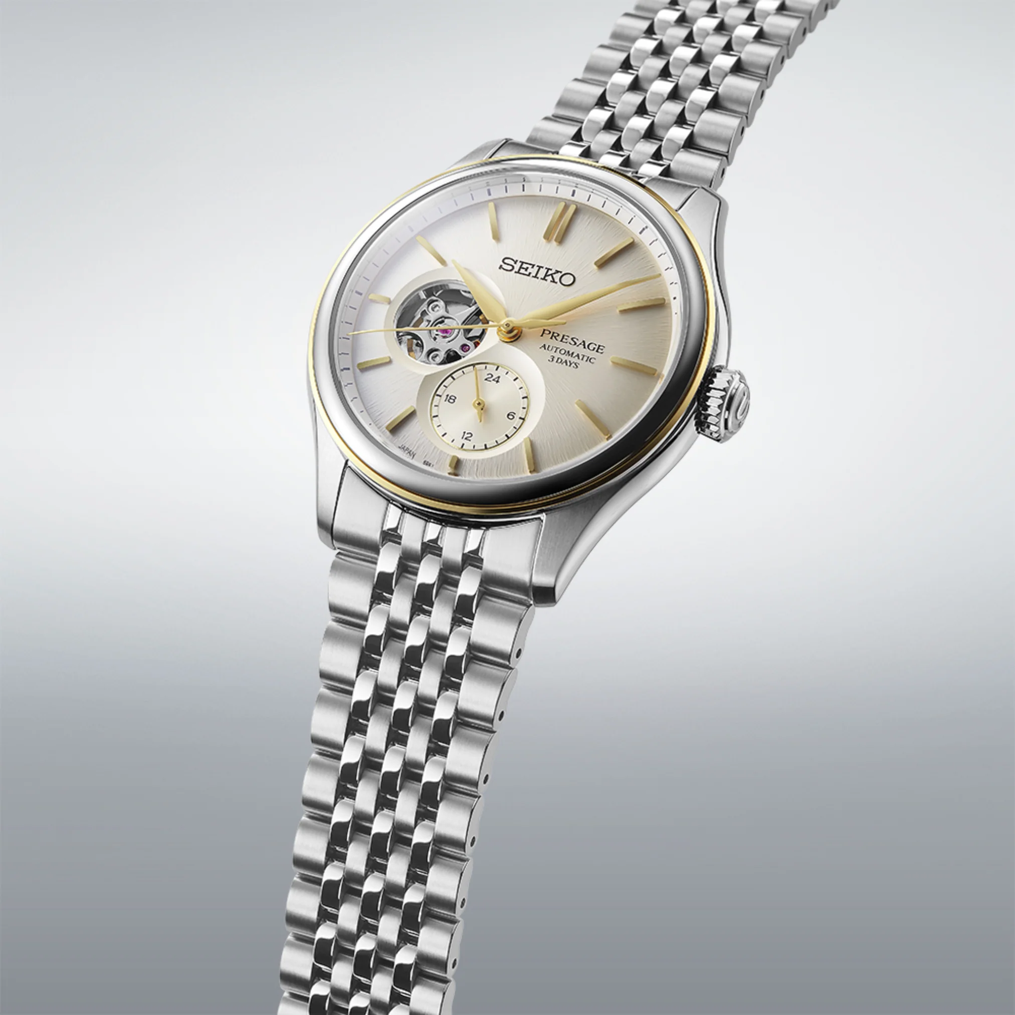SEIKO PRESAGE SPB480J1 CLASSIC SERIES OPEN HEART MEN WATCH - Image 2