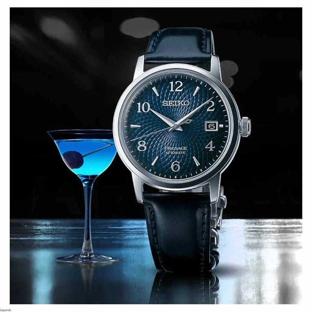 SEIKO PRESAGE SRPE43J1 COCKTAIL TIME "MANHATTAN" AUTOMATIC MEN WATCH - Image 3