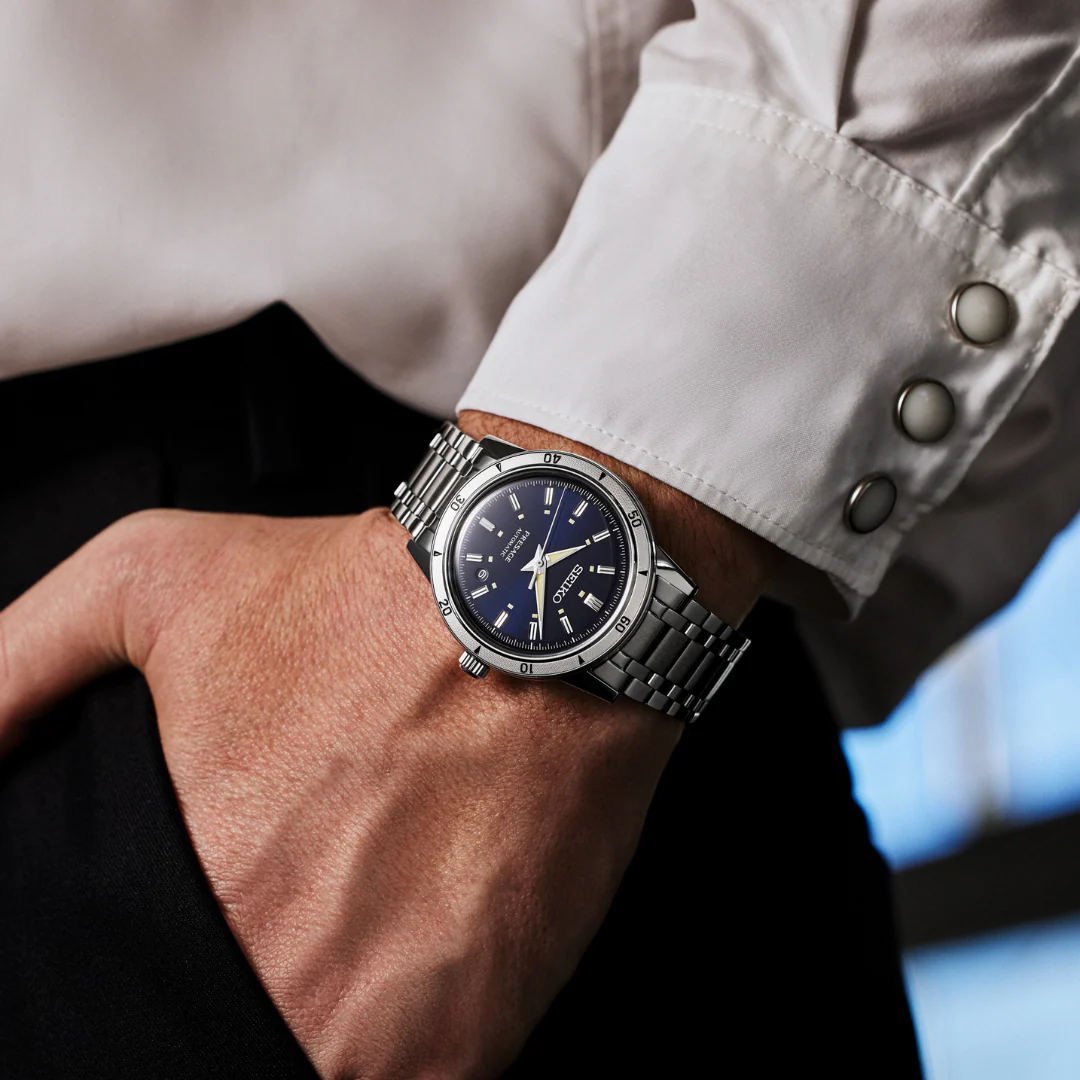 SEIKO PRESAGE SRPL07J1 STYLE 60'S AUTOMATIC MEN WATCH - Image 6