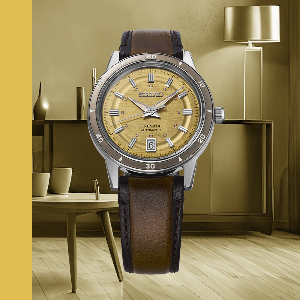 SEIKO PRESAGE SRPL75J1 STYLE 60'S AUTOMATIC MEN WATCH - Image 4