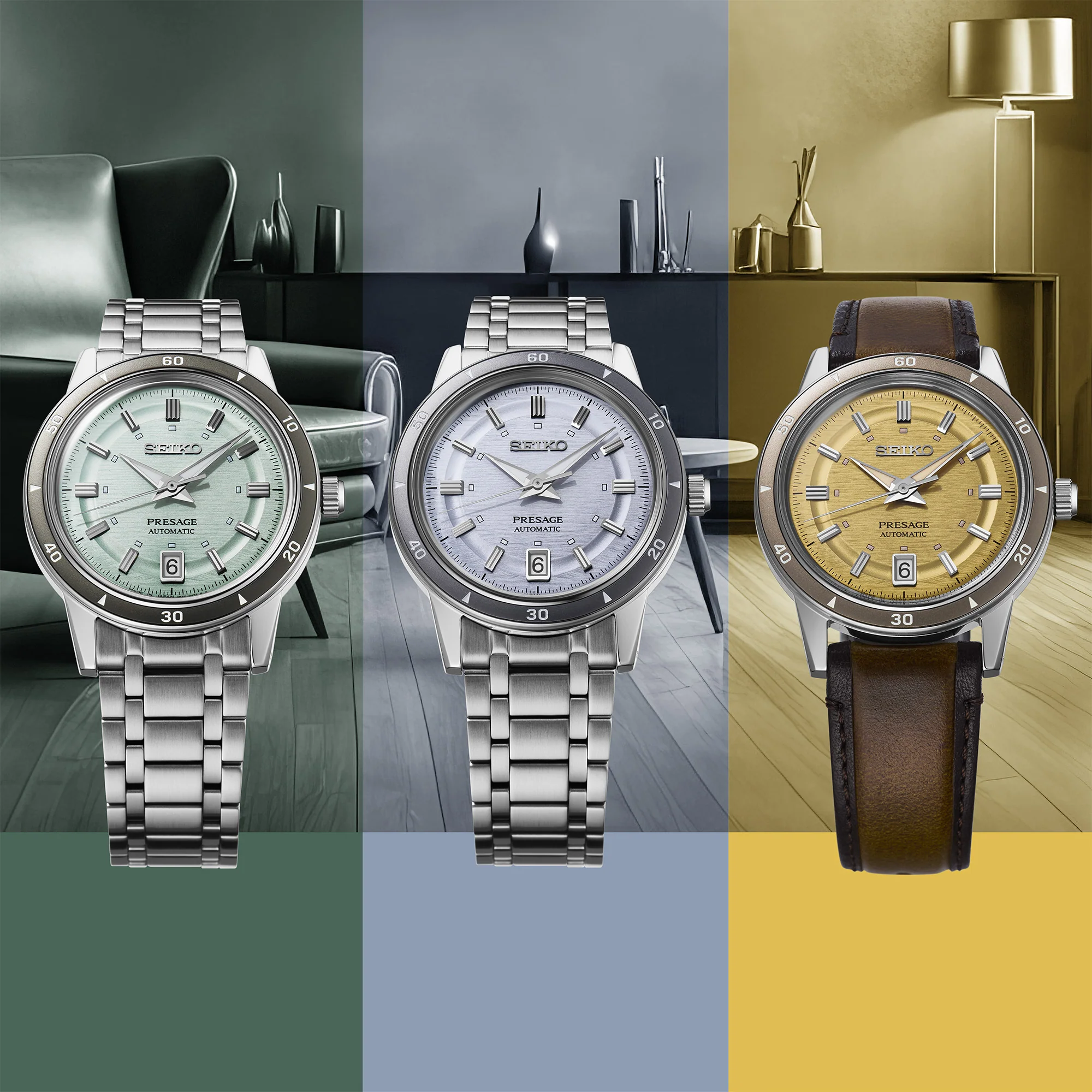 SEIKO PRESAGE SRPL75J1 STYLE 60'S AUTOMATIC MEN WATCH - Image 5