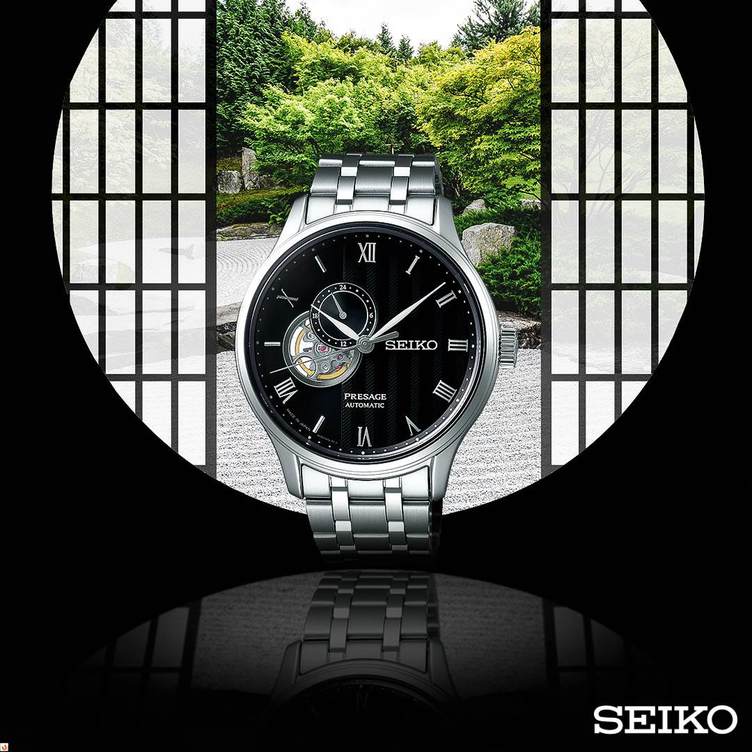 SEIKO PRESAGE SSA377J1 AUTOMATIC JAPANESE GARDEN SERIES MEN WATCH - Image 2