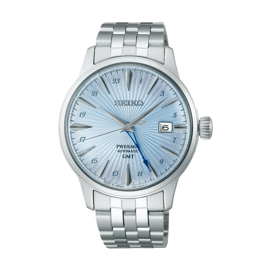 SEIKO PRESAGE SSK037J1 COCKTAIL TIME GMT MEN WATCH