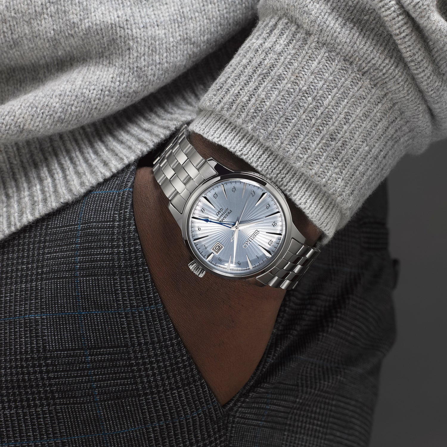 SEIKO PRESAGE SSK037J1 COCKTAIL TIME GMT MEN WATCH - Image 5