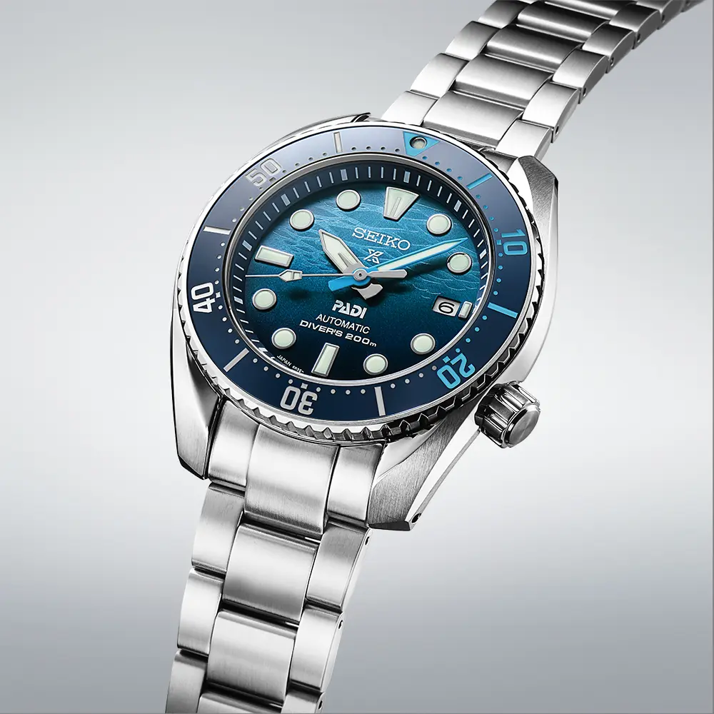 SEIKO PROSPEX SPB375J1 GREAT BLUE SUMO SCUBA PADI AUTOMATIC SPECIAL EDITION MEN WATCH - Image 4