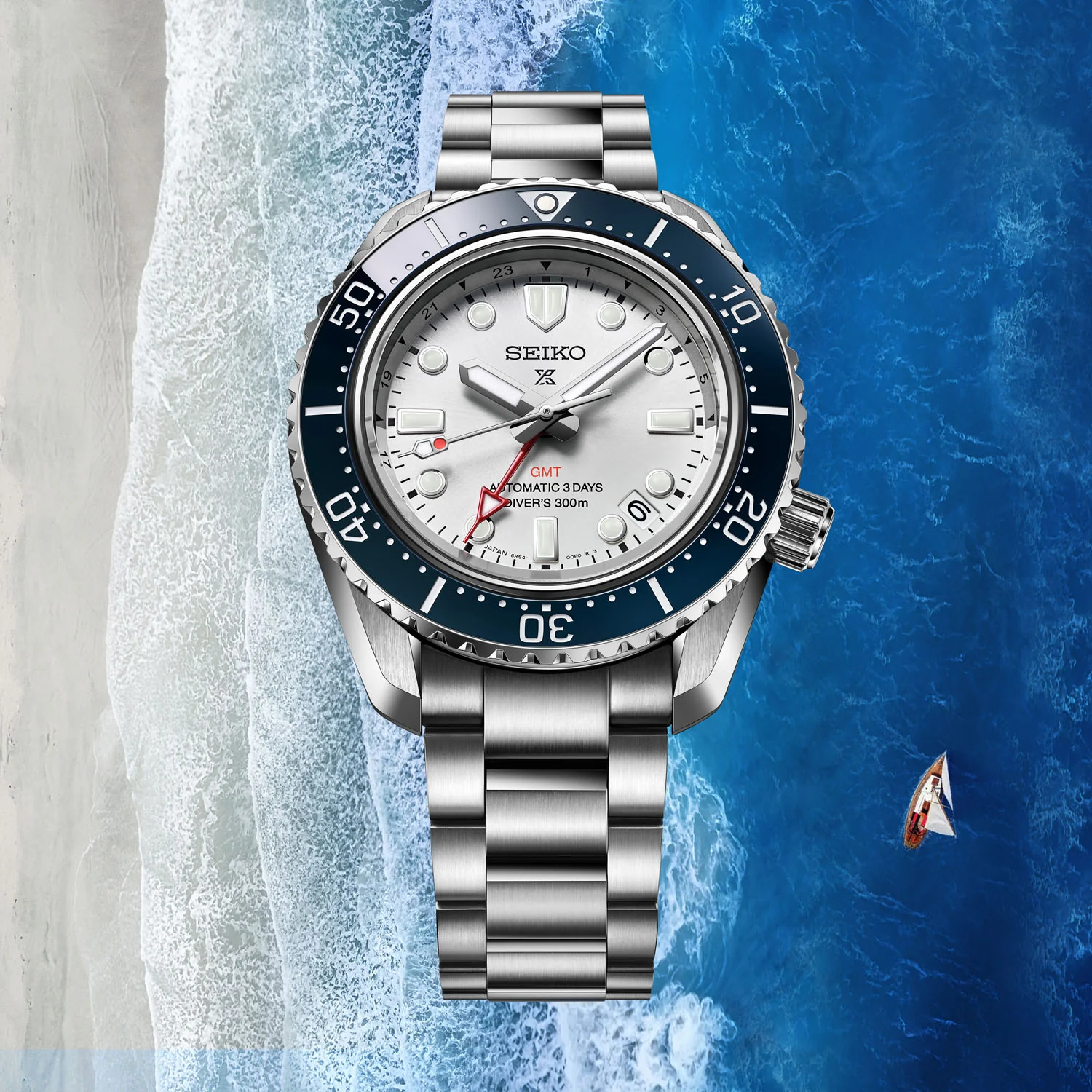 SEIKO PROSPEX SPB519J1 1968 HERITAGE DIVER'S GMT 60TH ANNIVERSARY MEN WATCH - Image 5