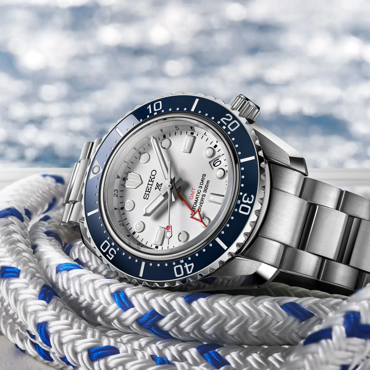 SEIKO PROSPEX SPB519J1 1968 HERITAGE DIVER'S GMT 60TH ANNIVERSARY MEN WATCH - Image 7