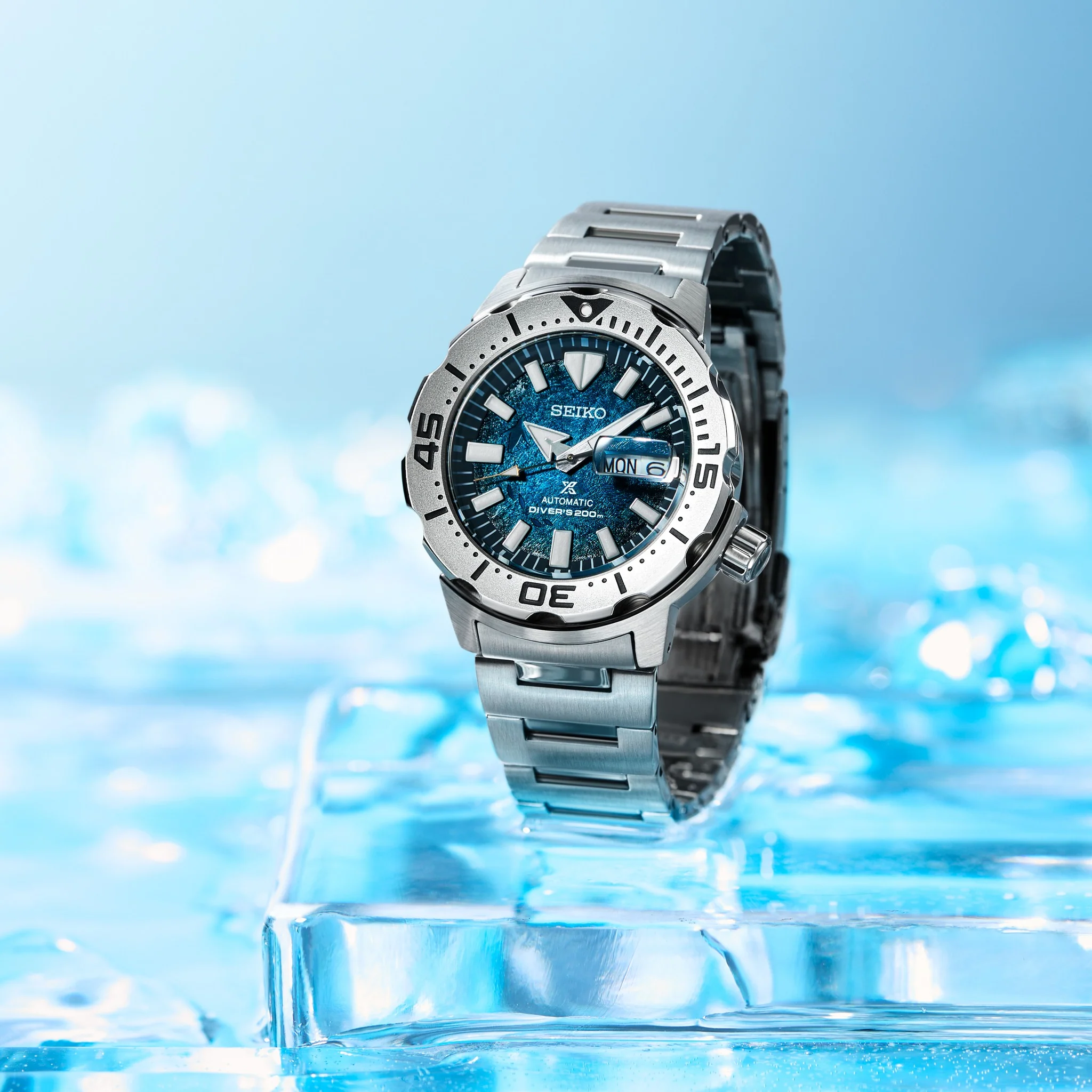 SEIKO PROSPEX SRPH75K1 ANTARCTICA SAVE THE OCEAN SPECIAL EDITION MEN WATCH - Image 5