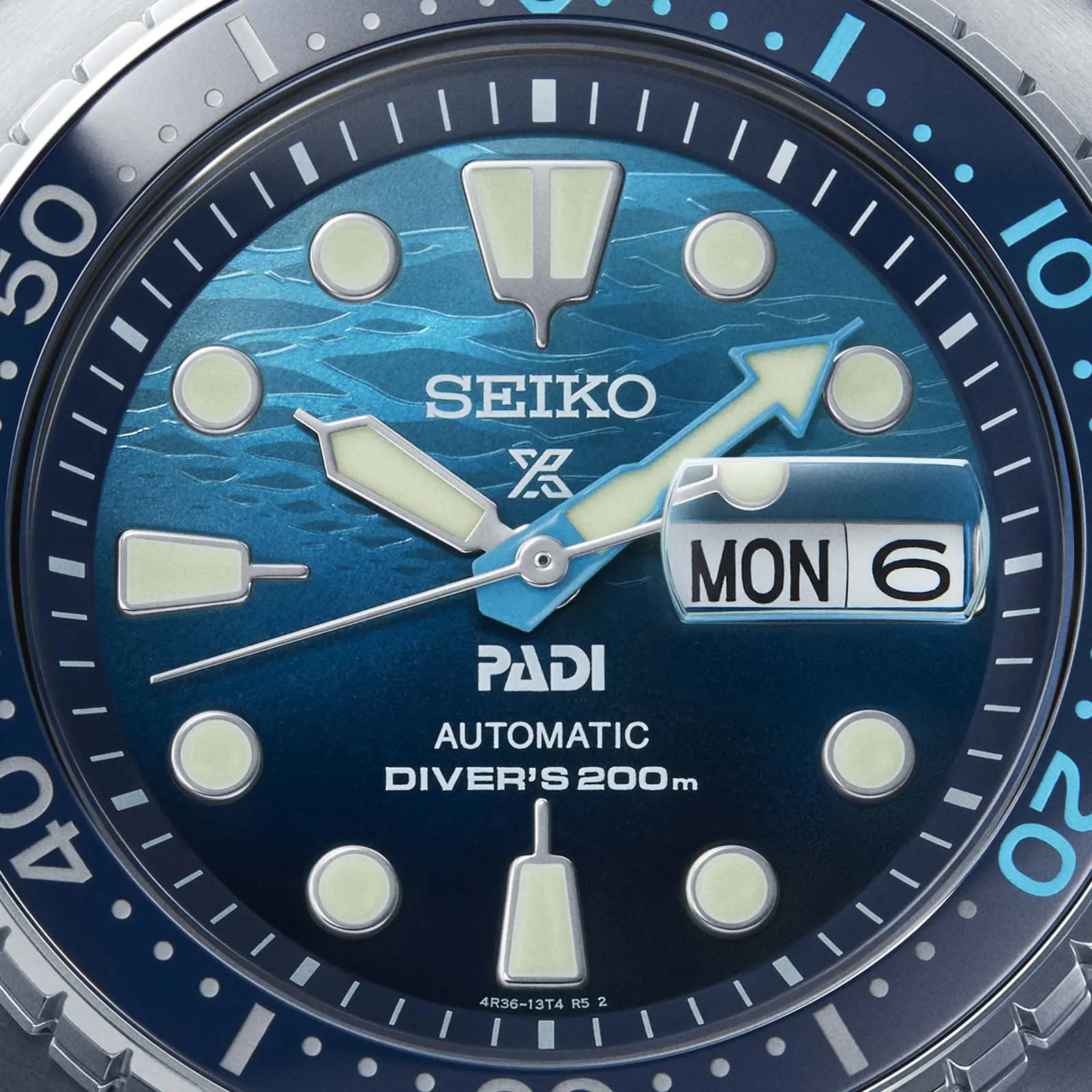 SEIKO PROSPEX SRPK01K1 GREAT BLUE TURTLE SCUBA PADI AUTOMATIC SPECIAL EDITION MEN WATCH - Image 3
